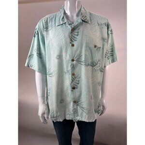 Joe Marlin Mens Tropical Hawaiian Shirt XL Cotton/Rayon Blemishes